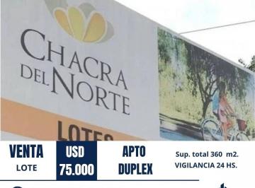 Terreno · 360m² - Juan Pablo Viglianti · Oportunidad en Zona Norte - Chacra del Norte - Venta Lote
