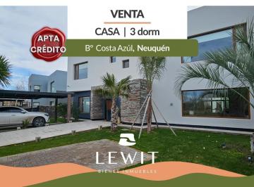 Casa · 970m² · 7 Ambientes · 4 Cocheras · Venta Casa Apta Crédito | Bº Costa Azúl | 3 Dorm. | Quincho | Playroom | Pileta | Neuquén