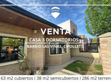 Casa · 162m² · 6 Ambientes · 1 Cochera · Venta Casa 3 Dorm. B° Las Viñas Cipolletti