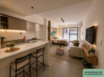 Departamento · 36m² · 1 Ambiente · Monoambiente. Apto Profesional. Amenities. Cochera en Alquil
