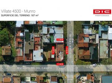 Terreno · 187m² · Terreno Venta - Munro