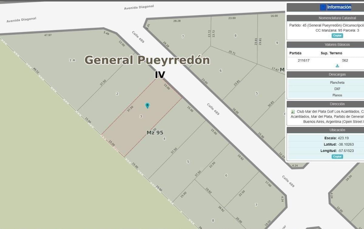 Oportunidad Venta lote único - Acantilados. Apto crédito.