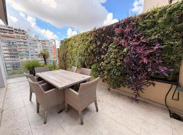 Departamento · 76m² · 2 Ambientes · Alquiler Amueblado en Palermo Chico Terraza y Parrilla Propia