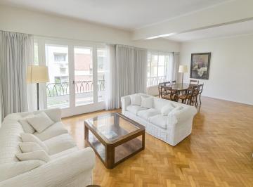 Departamento · 140m² · 4 Ambientes · Recoleta Alquiler Amoblado 4 Amb + Dep. Balcón Cochera Opc