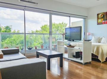 Departamento · 32m² · 1 Ambiente · Excelente Monoambiente Equipado C/ Balcon, Laundry, Gimnasio y Piscina