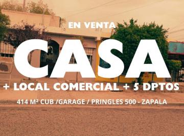 Casa · 414m² · 12 Ambientes · 2 Cocheras · Venta Casa + Local Comercial + 5 Dptos