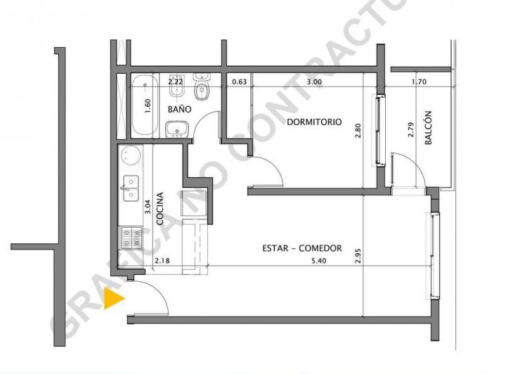 Departamento · 70m² · 3 Ambientes