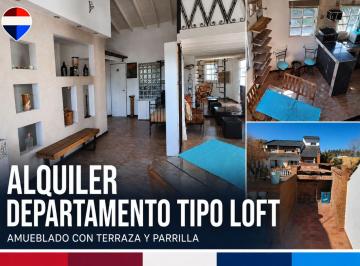 Departamento · 35m² · 1 Ambiente · Alquiler Monoambiente Loft Amueblado Pilar