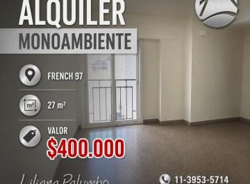 Departamento de 1 ambiente, Avellaneda · Alquiler Monoambiente