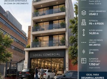 Terreno · 260m² · Deposito en Coghlan 9.50 m Frente X 22.50 m Fondo