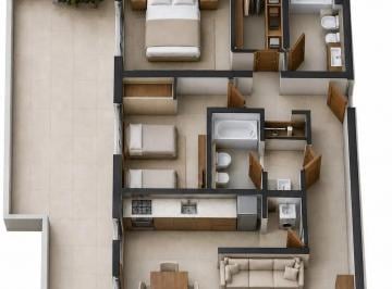Departamento · 82m² · 3 Ambientes · Venta Departamento 3 Ambientes, 146 m² Totales, Frente - Villa Urquiza Entrega Marzo 2028