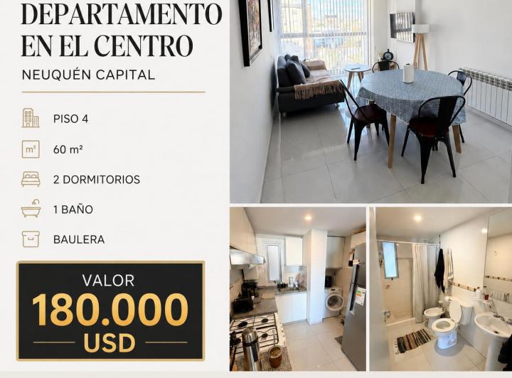 Departamento · 60m² · 2 Ambientes