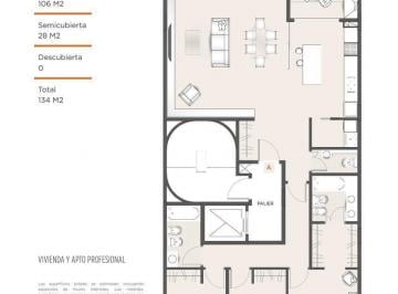 Departamento · 106m² · 4 Ambientes · Julián Álvarez 725, Villa Crespo - 4 Ambientes con Balcón Corrido (Entrega Septiembre 2027)