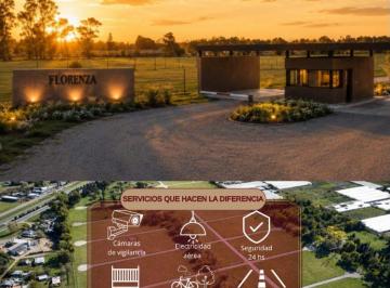 Terreno , La Plata · Lotes Barrio Cerrado Florenza - Desarrollo Inmobiliario Sobre Ruta 2 - Ubicacion Estrategica.