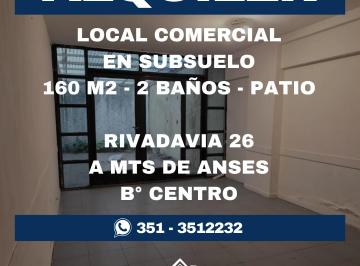 Local comercial de 4 ambientes, Córdoba · Alquiler Local Comercial en Subsuelo B° Centro