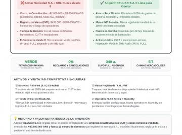 Fondo de comercio , Córdoba · Venta S. a + Tienda Oficial Ml