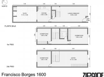 Casa · 103m² · 5 Ambientes · 1 Cochera · Casa Tipo Triplex en Olivos