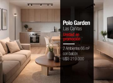 Departamento · 55m² · 2 Ambientes · Venta • Las Cañitas • Polo Garden • 2 Ambientes
