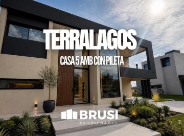 Casa · 269m² · 5 Ambientes · 4 Cocheras · Casa 5 Amb en Venta a Estrenar en Terralagos - Canning