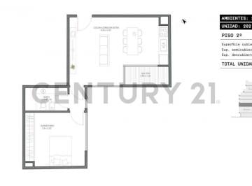 Departamento · 48m² · 2 Ambientes · Venta Departamento 2 Ambientes en Villa Urquiza - Entrega Octubre 2027