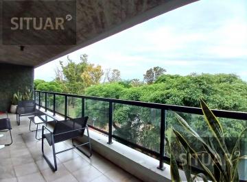 Departamento · 92m² · 3 Ambientes · 1 Cochera · Alquiler Semipiso 3 Ambientes Amueblado con Balcón, Cochera y Full Amenities en Belgrano Chico