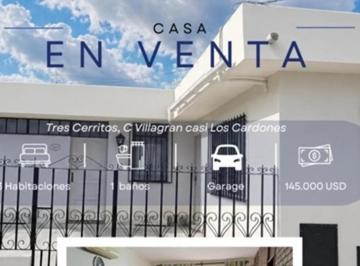 Casa · 180m² · 4 Ambientes · 2 Cocheras · Exc Casa 3 Dor Patio/asador/gge Pje Villagrán Tres Cerritos