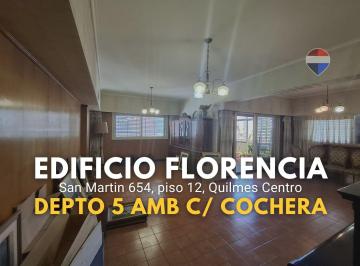 Departamento · 168m² · 5 Ambientes · 1 Cochera · Venta Depto 5 Amb San Martin 654 Quilmes Centro