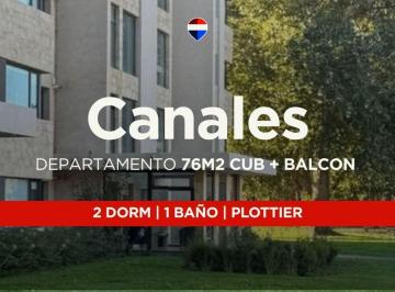 Departamento · 76m² · 3 Ambientes · Venta Departamento 2 Dorm con Balcon, B° Canales
