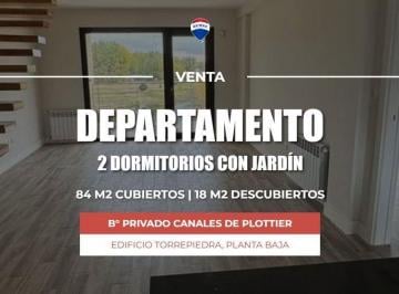 Departamento · 84m² · 3 Ambientes · Venta Depto 2 Dorm Pb con Jardin, B° Canales