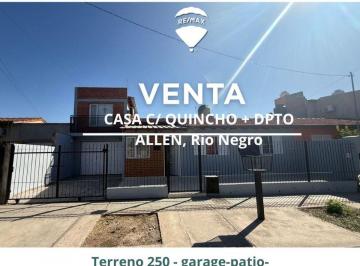 Casa · 159m² · 4 Ambientes · 1 Cochera · Casa de 3 Dorm. con Quincho y Departamento