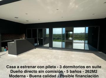 Casa de 3 ambientes, Escobar · Casa a Estrenar Pileta 3 Dorm en Suite 5 Baños Dueño Directo Permuto Financio