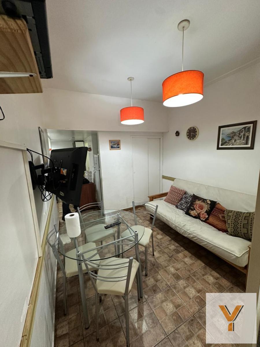 Departamento 1 dorm, 45m² en planta baja con patio — Centro