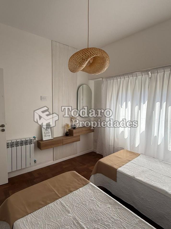 Excelente departamento de 3 ambientes + escritorio en esquina, muy luminoso
