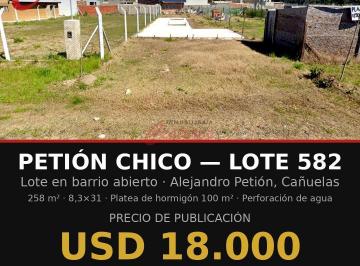 Terreno · 258m² · Terreno de 258 m² en Barrio Abierto Petión Chico