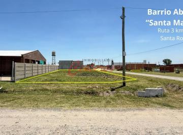 Terreno · 283m² · Terreno con Financiación en Barrio Abierto Santa Maria I, Ruta 3, Km 52, Santa Rosa