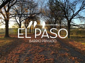 Terreno · 600m² · Venta Lote 600 m² El Paso Barrio Privado / del Viso