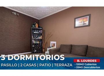 Casa · 120m² · 6 Ambientes · Casa de Pasillo en Venta 3 Dorm. B. Lourdes