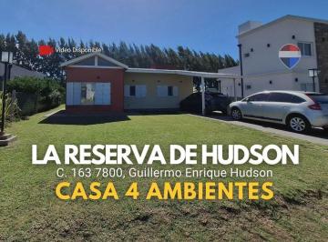 Casa · 135m² · 4 Ambientes · 2 Cocheras · Venta Casa 4 Ambientes Barrio La Reserva de Hudson