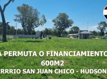 Terreno · 605m² · Venta Oportunidad Lote San Juan Chico Hudson