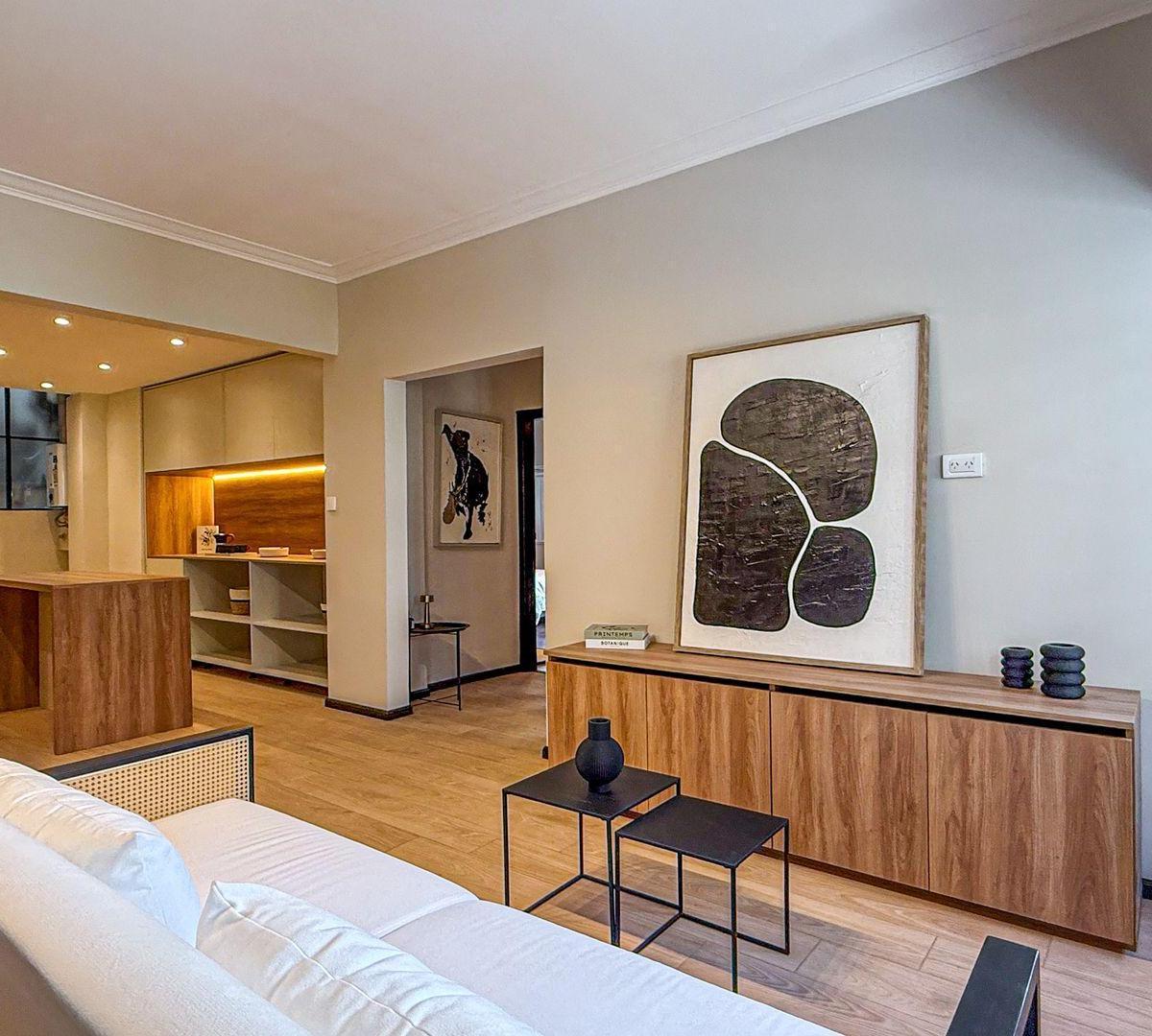Depto 3 amb reciclado, 88m² al frente — Plaza Mitre