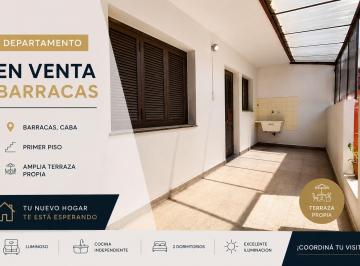 Departamento · 58m² · 3 Ambientes · Venta Depto 3 Amb Barracas con Terraza