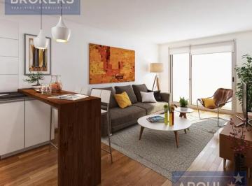 Departamento · 64m² · 3 Ambientes · 1 Cochera · Apartamento 2 Dorm. en Venta en Cordón con Garage y Equipado