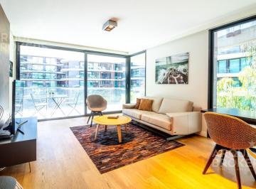 Departamento · 85m² · 2 Ambientes · 1 Cochera · Venta con Renta de Apartamento un Dormitorio en Puerto del Buceo con Garaje, Equipado