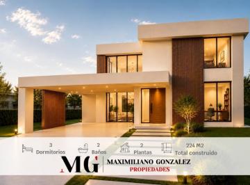 Casa · 224m² · 4 Ambientes · 1 Cochera · Casa Serena en Venta - Barrio Privado, Puebla Canning