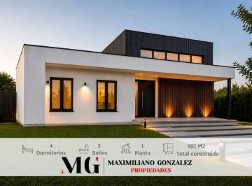Casa · 182m² · 4 Ambientes · 1 Cochera · Casa Serena en Venta - Barrio Privado, Puebla Canning
