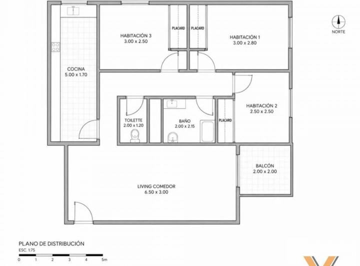 Departamento · 68m² · 4 Ambientes