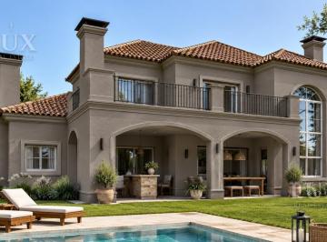 Casa · 320m² · 6 Ambientes · 3 Cocheras · Casa Amueblada y Equipada en Alquiler en El Barrio La Alameda, Nordelta, Tigre