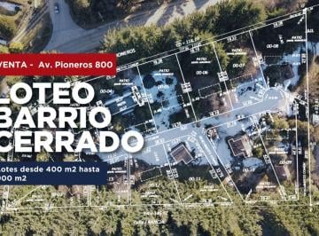 Terreno · 601m² · Lote en El Centro de Bariloche Av Pioneros 800