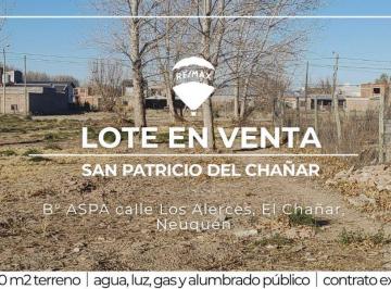 Terreno · 290m² · Venta Terreno Loteo Aspa San Patricio del Chañar