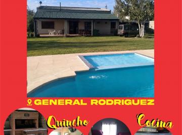 Quinta vacacional de 4 ambientes, General Rodríguez · Alquiler Quinta, Vacaciones o Reunión Familiar